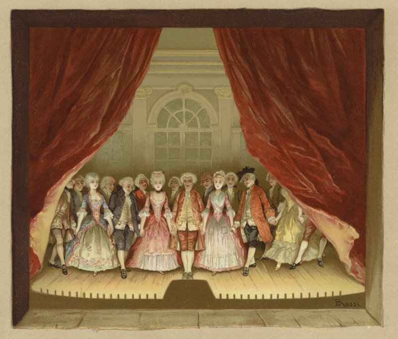 Illustration for The School for Scandal by Lucius Rossi