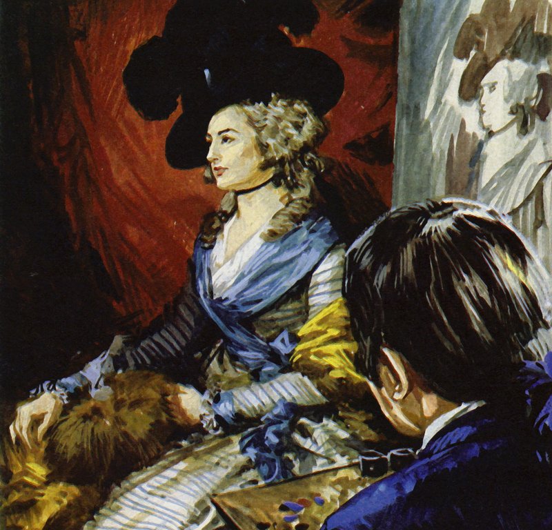 Gainsborough travelled to London to paint the actress Mrs Siddons by Luis Arcas Brauner