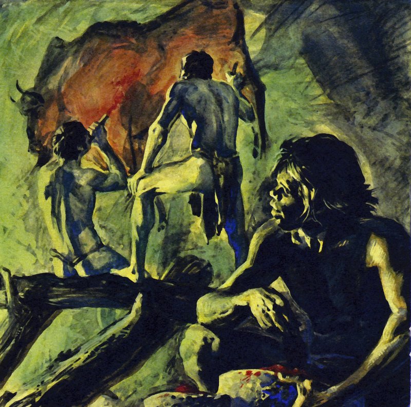 The cave paintings at Altamira were painted 15,000 years ago by Luis Arcas Brauner