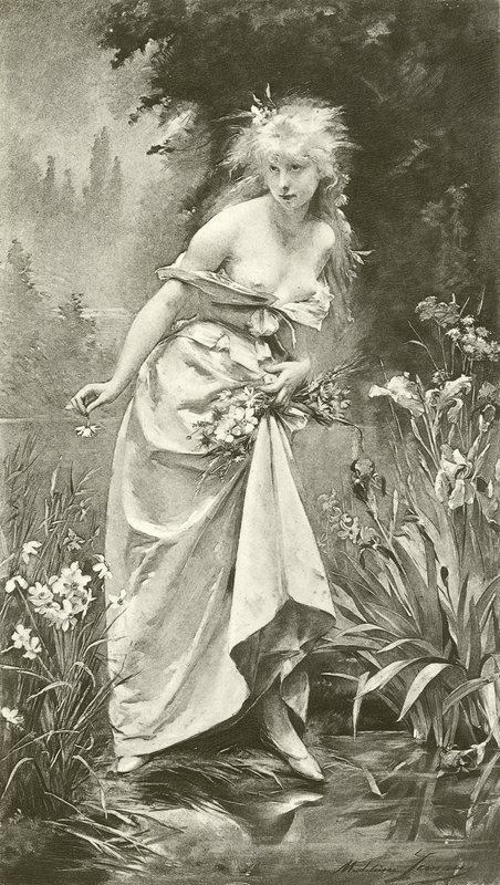 Ophelia by Madeleine Lemaire