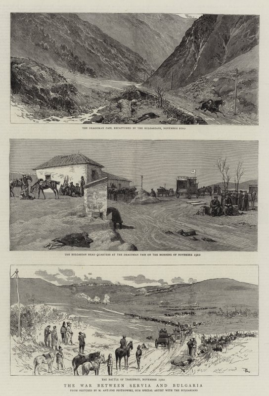 The War between Servia and Bulgaria by Maksymiljan Antoni Piotrowski