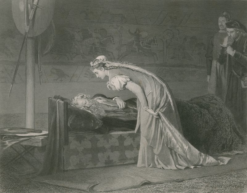 Lear and Cordelia, King Lear by Marcus Stone