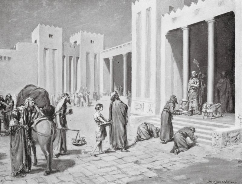 A Hittite Prince in Syria by Margaret (after) Dovaston