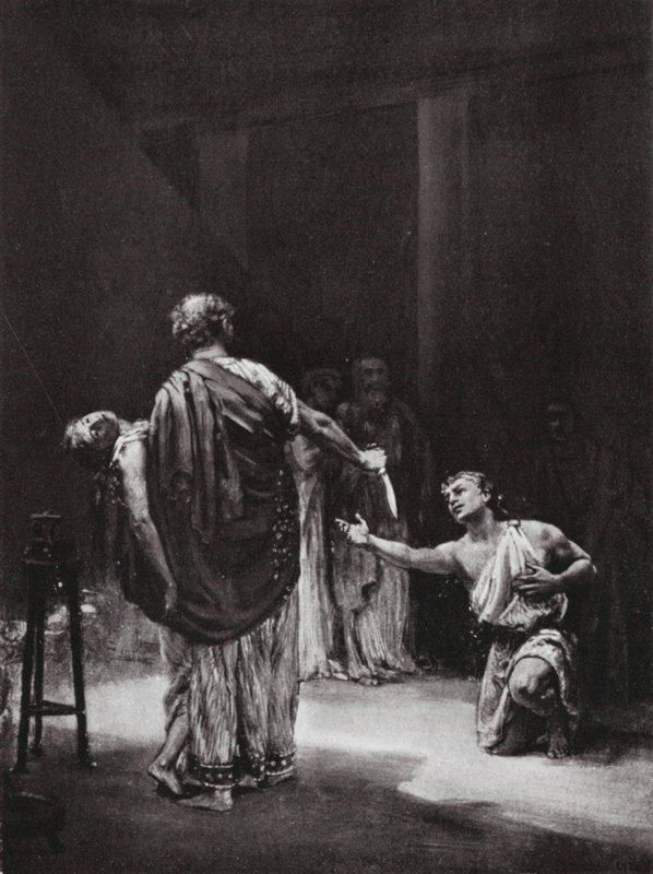 Aristodemus of Messenia Sacrifices His Daughter by Margaret (after) Dovaston