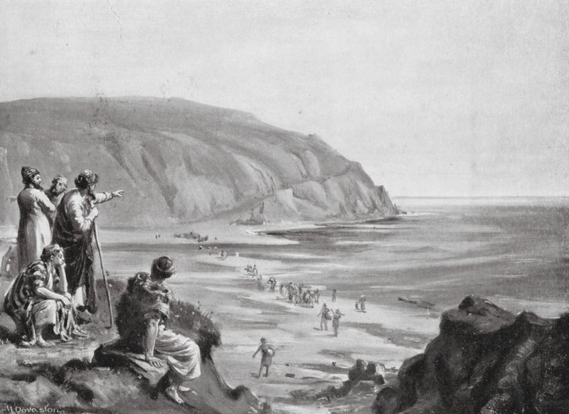 Arrival of the Founders of Phoenicia by Margaret (after) Dovaston