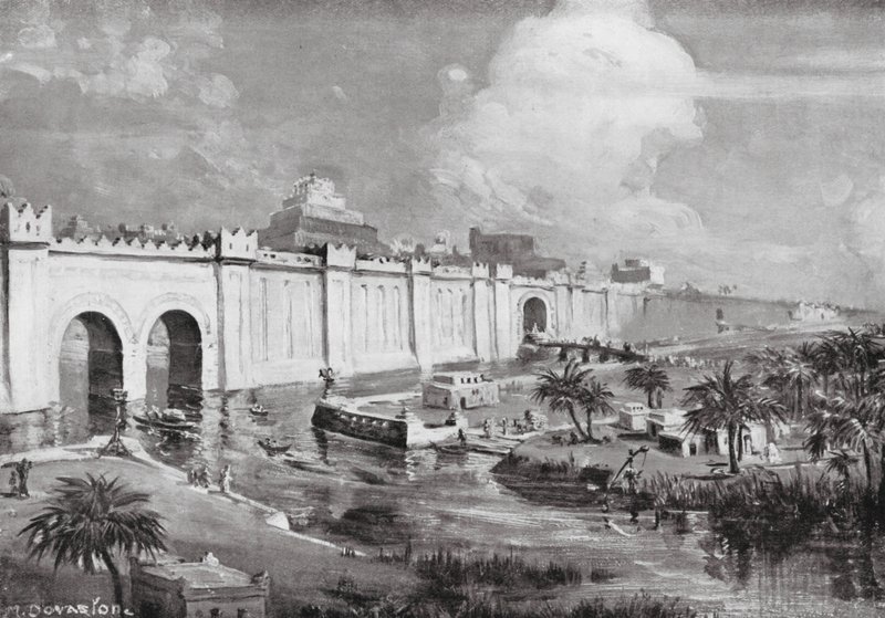 Babylon Restored by Margaret (after) Dovaston