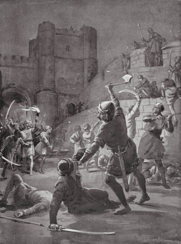 Capture of Lisbon by Margaret (after) Dovaston