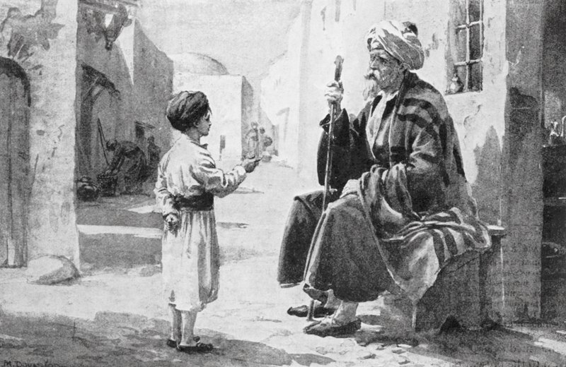 Firdausi Hears His Own Verses Repeated to Him by Margaret (after) Dovaston