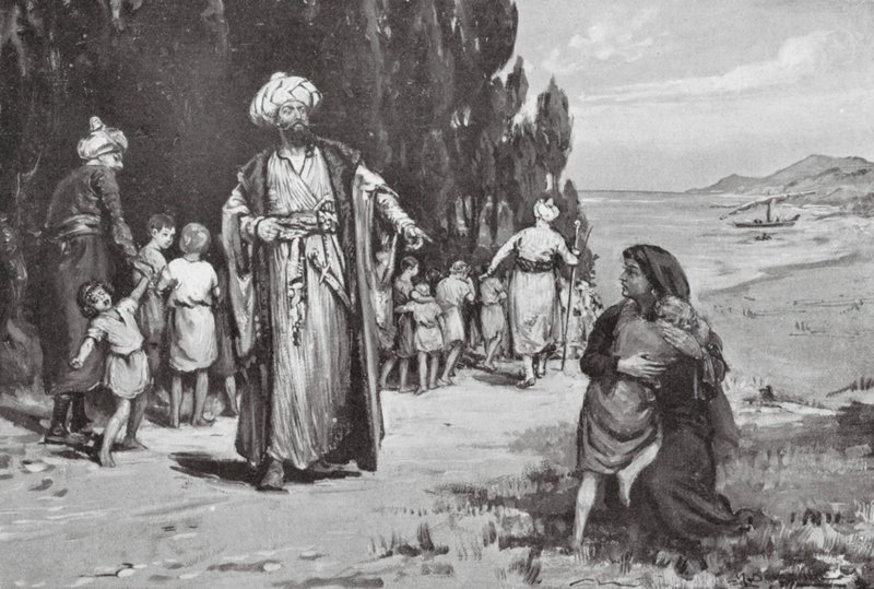 Tribute of Children to the Turks by Margaret (after) Dovaston