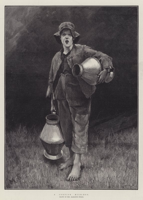 A Cornish Milk-Boy by Marianne Stokes