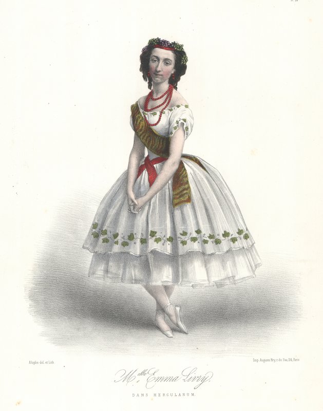 French ballet dancer Emma Livry in Felicien David