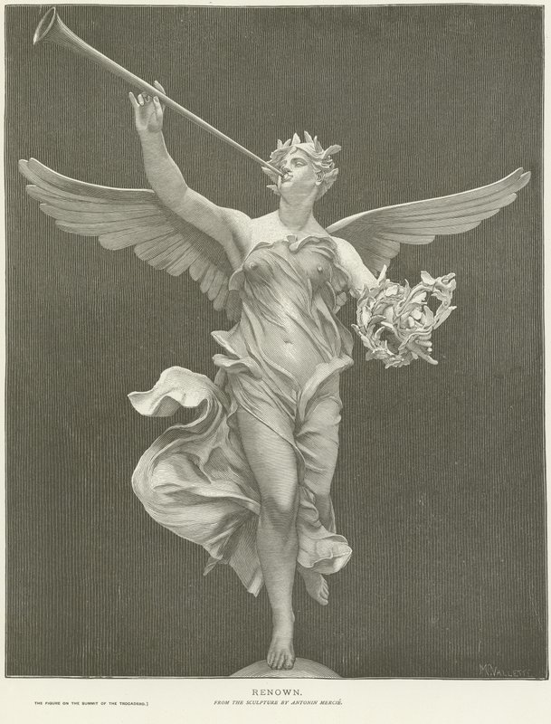 Allegory of Renown by Marius Jean Antonin Mercie
