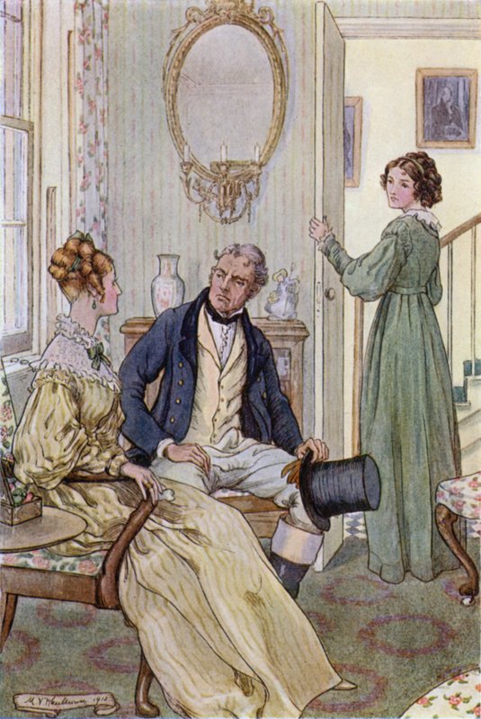 Illustration for Wives and Daughters by Mrs Gaskell by Mary V. Wheelhouse