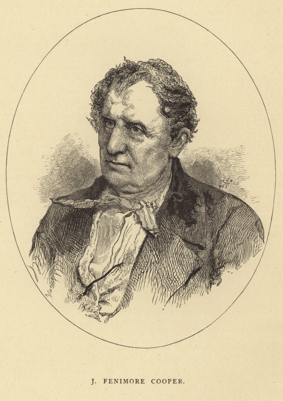 Portrait of James Fenimore Cooper by Mathew B. Brady