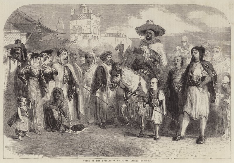 Types of the Population of North Africa by Matthew Somerville Morgan