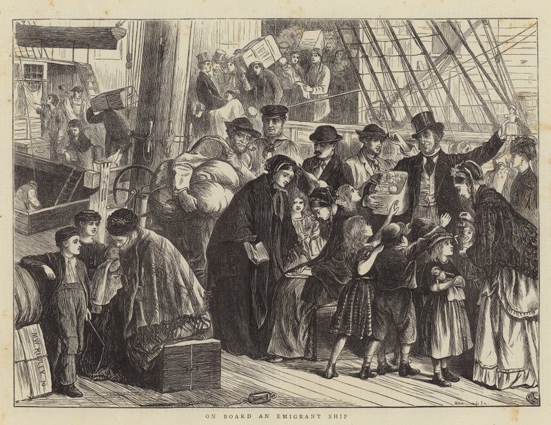 On Board an Emigrant Ship by Matthew White Ridley