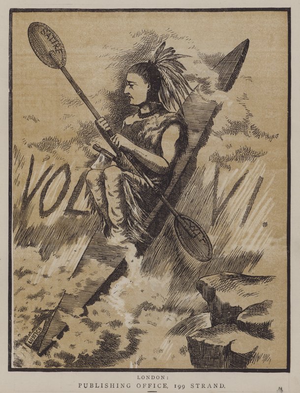 Illustration from The Tomahawk magazine by Matthew