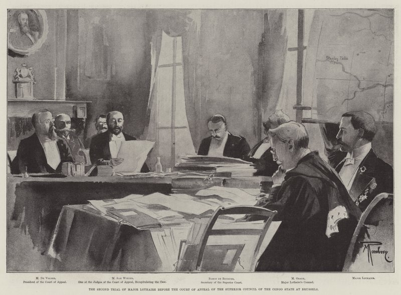 The Second Trial of Major Lothaire before the Court of Appeal of the Superior Council of the Congo State at Brussels by Maurice Romberg
