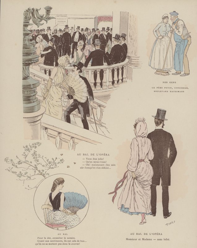 Illustration for Paris Brillant by Maurice Charles Mathieu Bonvoisin