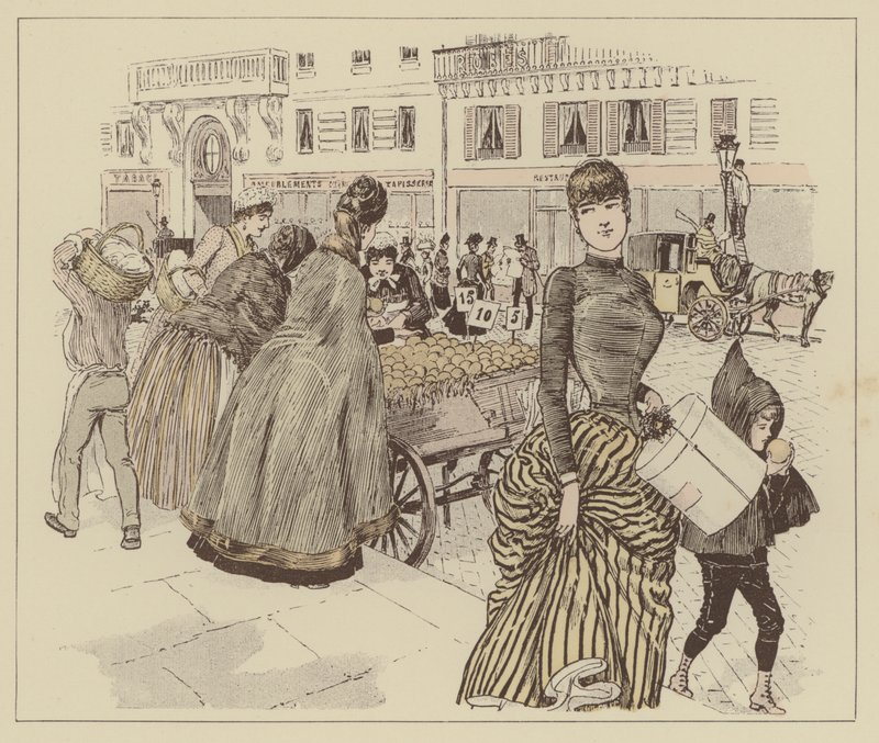 Illustration for Paris Brillant by Maurice Charles Mathieu Bonvoisin