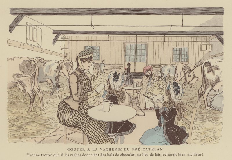 Illustration for Paris Brillant by Maurice Charles Mathieu Bonvoisin