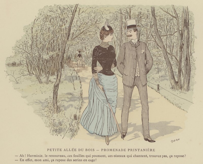 Illustration for Paris Brillant by Maurice Charles Mathieu Bonvoisin