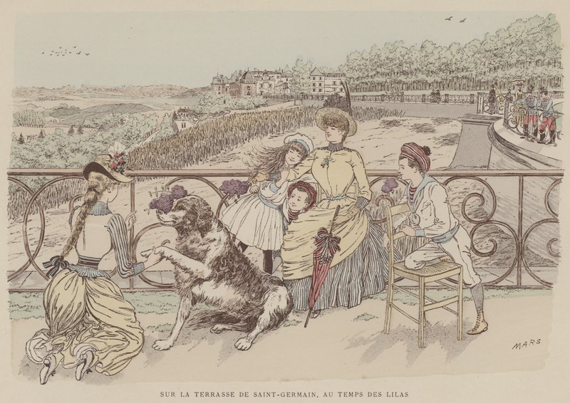 Illustration for Paris Brillant by Maurice Charles Mathieu Bonvoisin