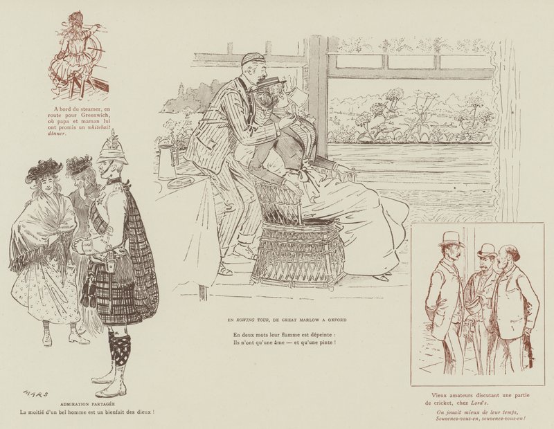 Illustration for La Vie De Londres by Mars by Maurice Charles Mathieu Bonvoisin