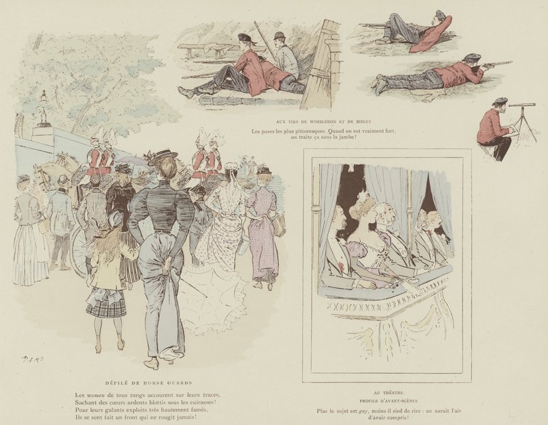 Illustration for The Life of London by Mars by Maurice Charles Mathieu Bonvoisin