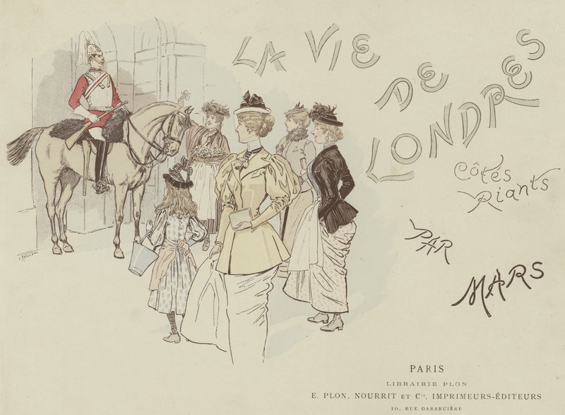 Illustration for The Life of London by Mars by Maurice Charles Mathieu Bonvoisin