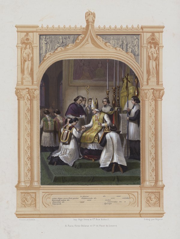 Admission to Holy Orders by Maurice Leloir