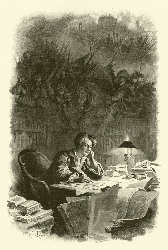 Illustration for The Three Musketeers by Maurice Leloir