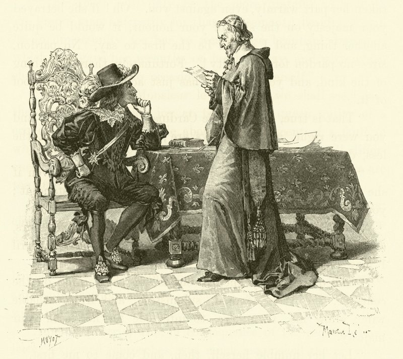 Illustration for The Three Musketeers by Maurice Leloir