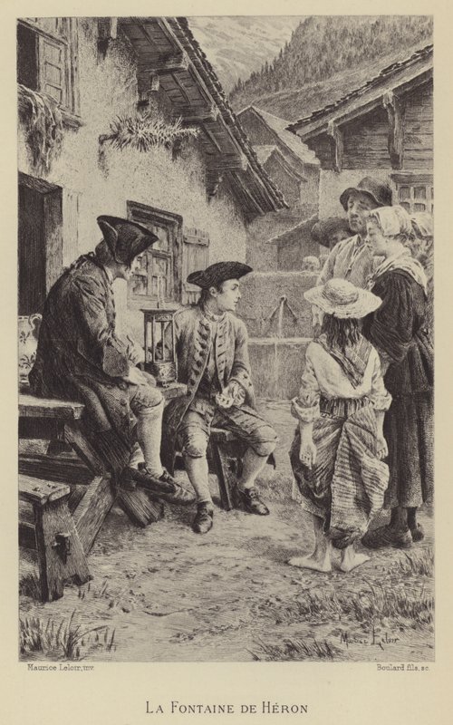 The Fountain of Hero by Maurice Leloir