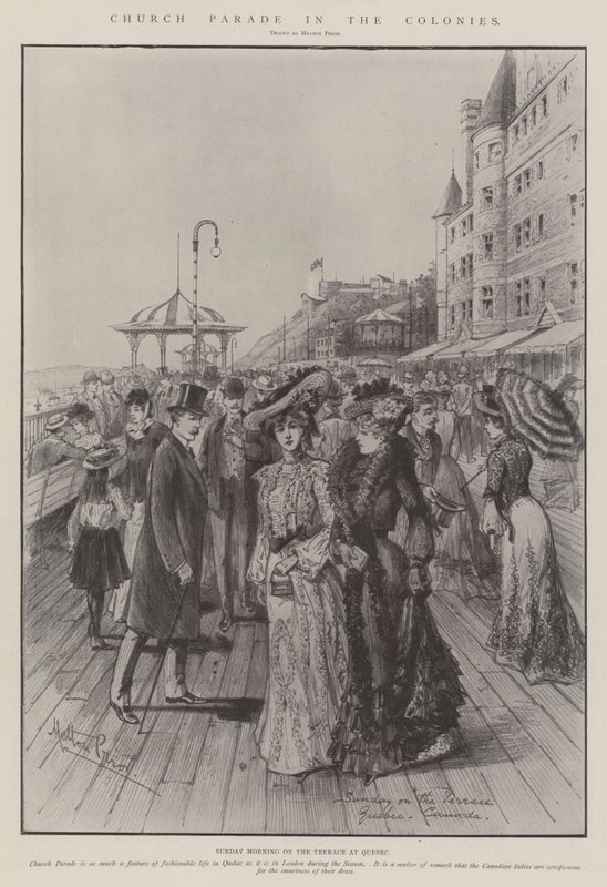 Church Parade in the Colonies by Melton Prior