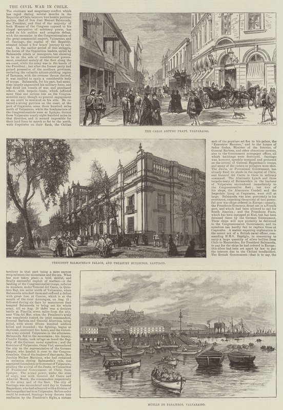 The Civil War in Chile by Melton Prior