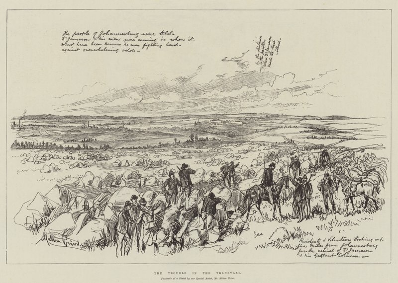 The Trouble in the Transvaal by Melton Prior