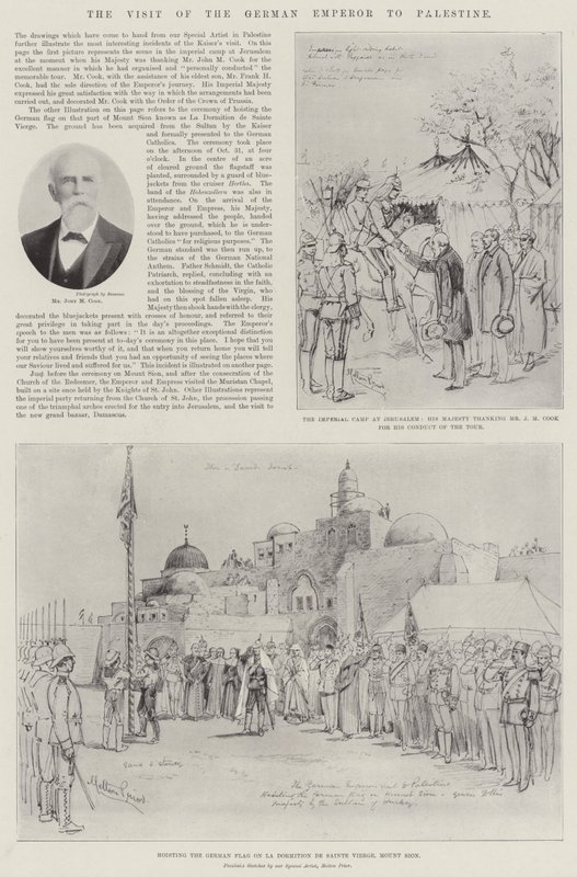The Visit of the German Emperor to Palestine by Melton Prior