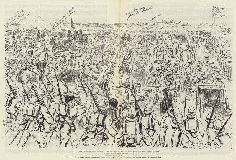 The War in the Soudan, the Battle of El Teb, Advance on the Enemy