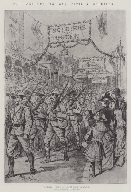 The Welcome to Our Citizen Soldiers by Melton Prior