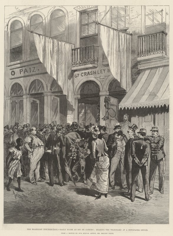 The Brazilian Insurrection, Daily Scare at Rio de Janeiro by Melton Prior