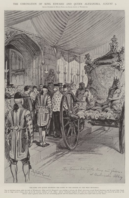 The Coronation of King Edward and Queen Alexandra, 9 August by Melton Prior