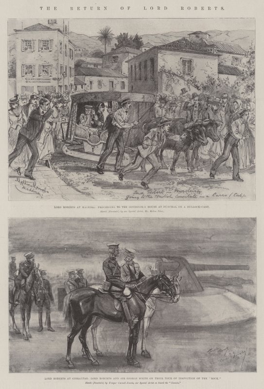 The Return of Lord Roberts by Melton Prior