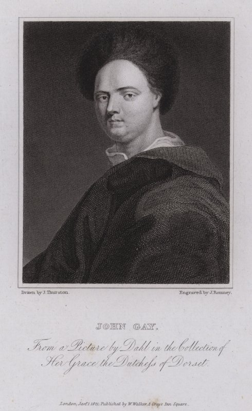 John Gay, English poet and dramatist by Michael Dahl