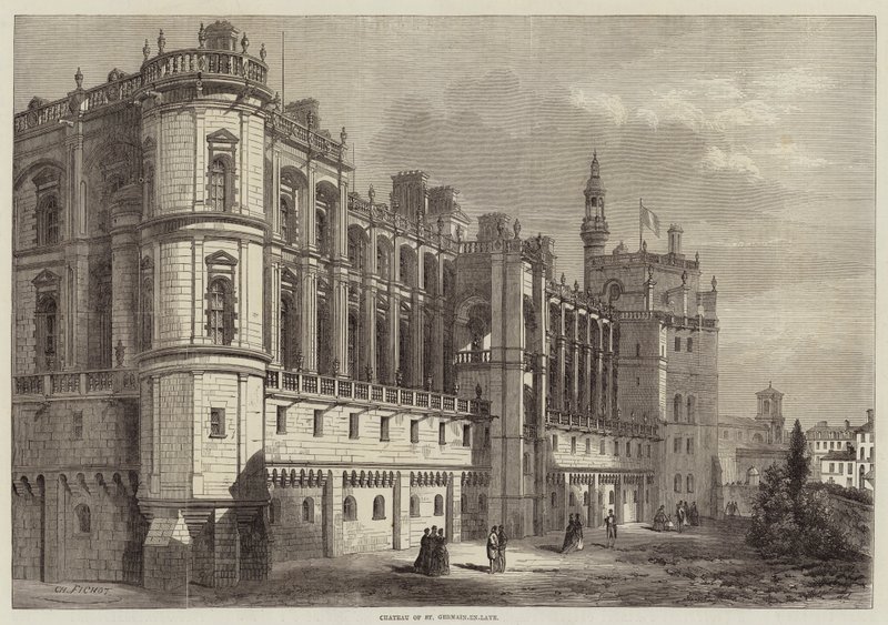 Chateau of St Germain-en-Laye by Charles Fichot