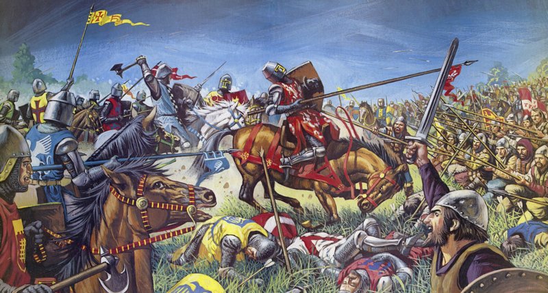 The Battle of Bannockburn by Mike (20th century) White