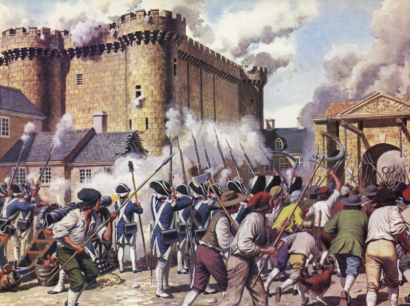 The Fall of the Bastille by Mike (20th century) White