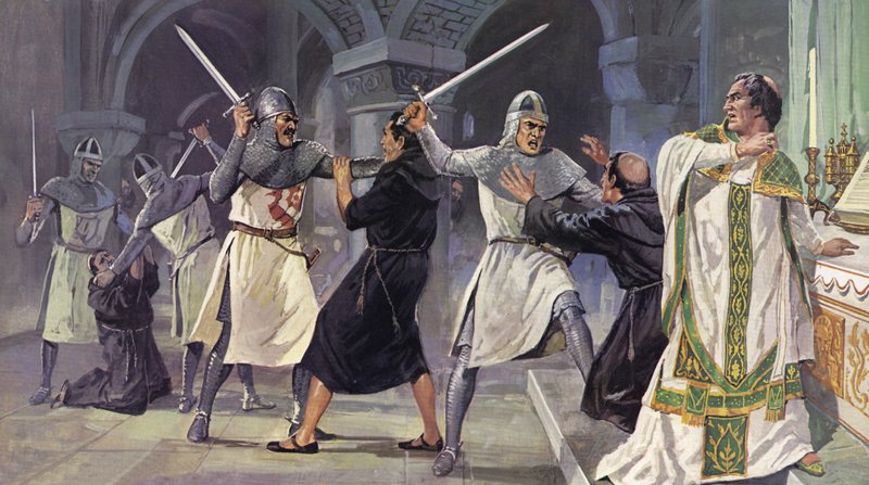 The murder of Thomas a Becket by Mike (20th century) White