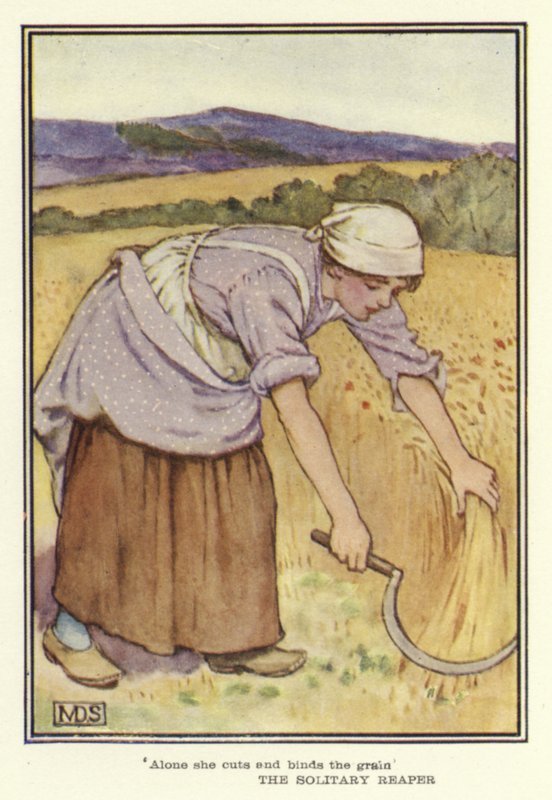 The Solitary Reaper by Minnie Didbin Spooner