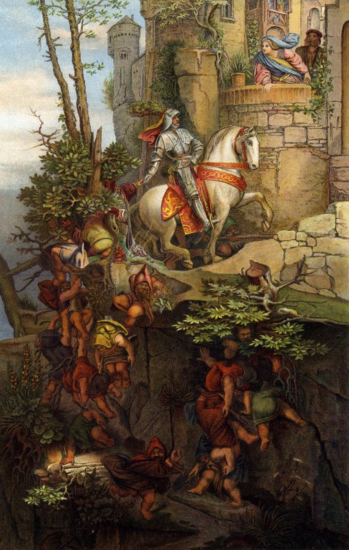The Ride of Kuno von Falkenstein by Moritz Ludwig von Schwind